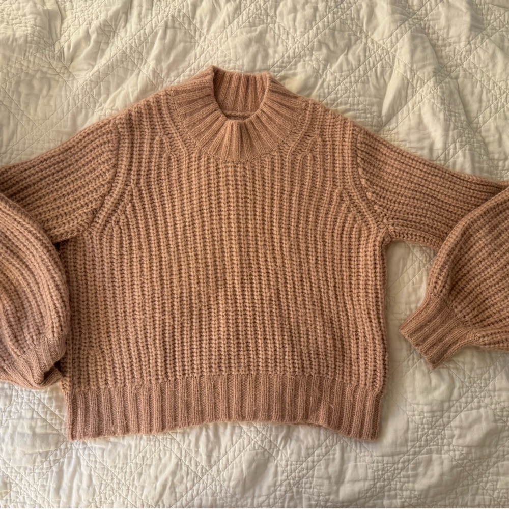 Reformation x DÔEN Lulu Sweater || Rose Dawn